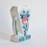 Small Art-Deco vase in glazed ceramic