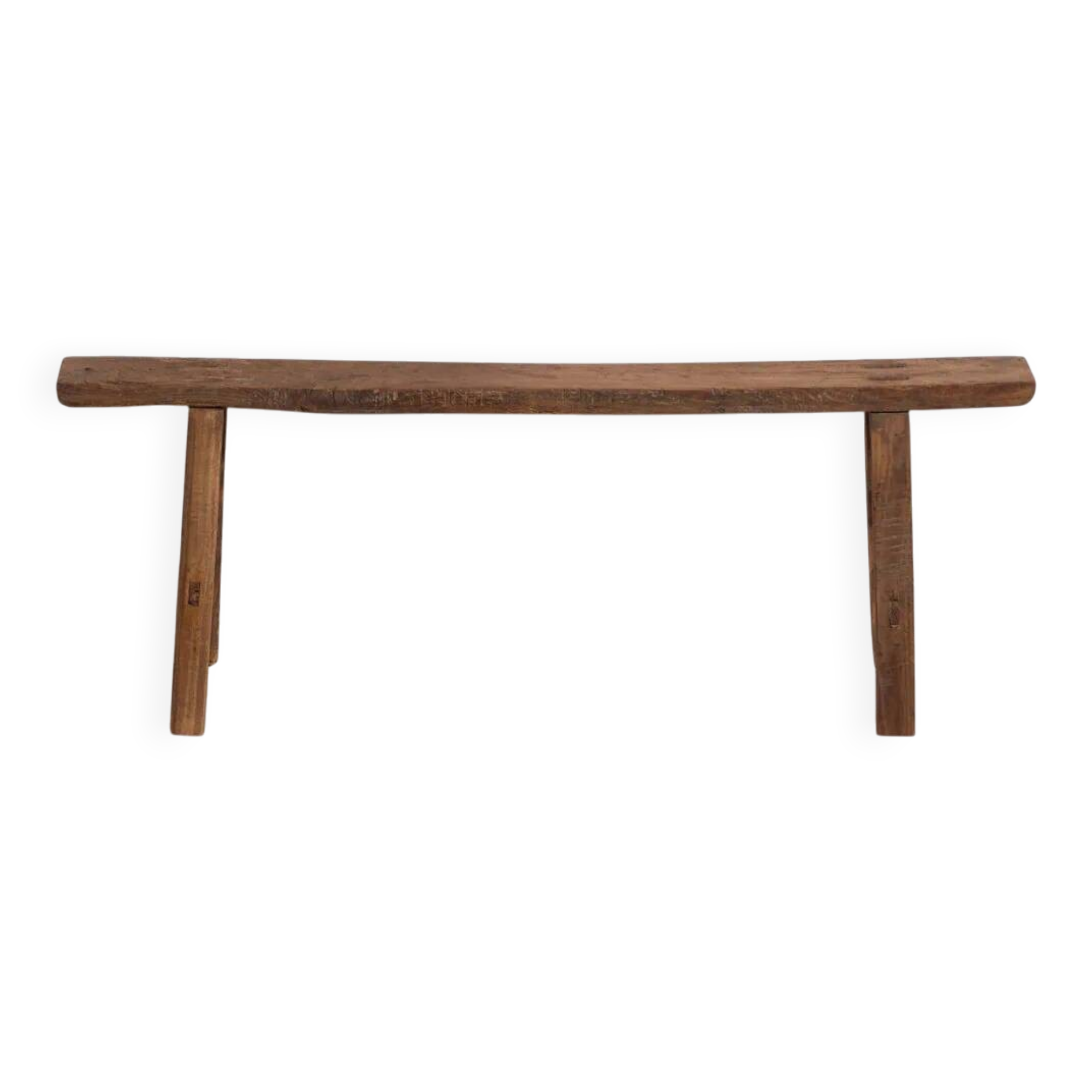 Banc ancien en bois massif (c.1870) #20