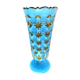 Church vase for offering to the Virgin, starry blue opaline Gold