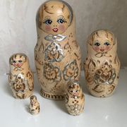 Set of wooden dolls