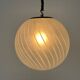 Italian suspended glass lamp Ball and Ball, 1960s, Italy