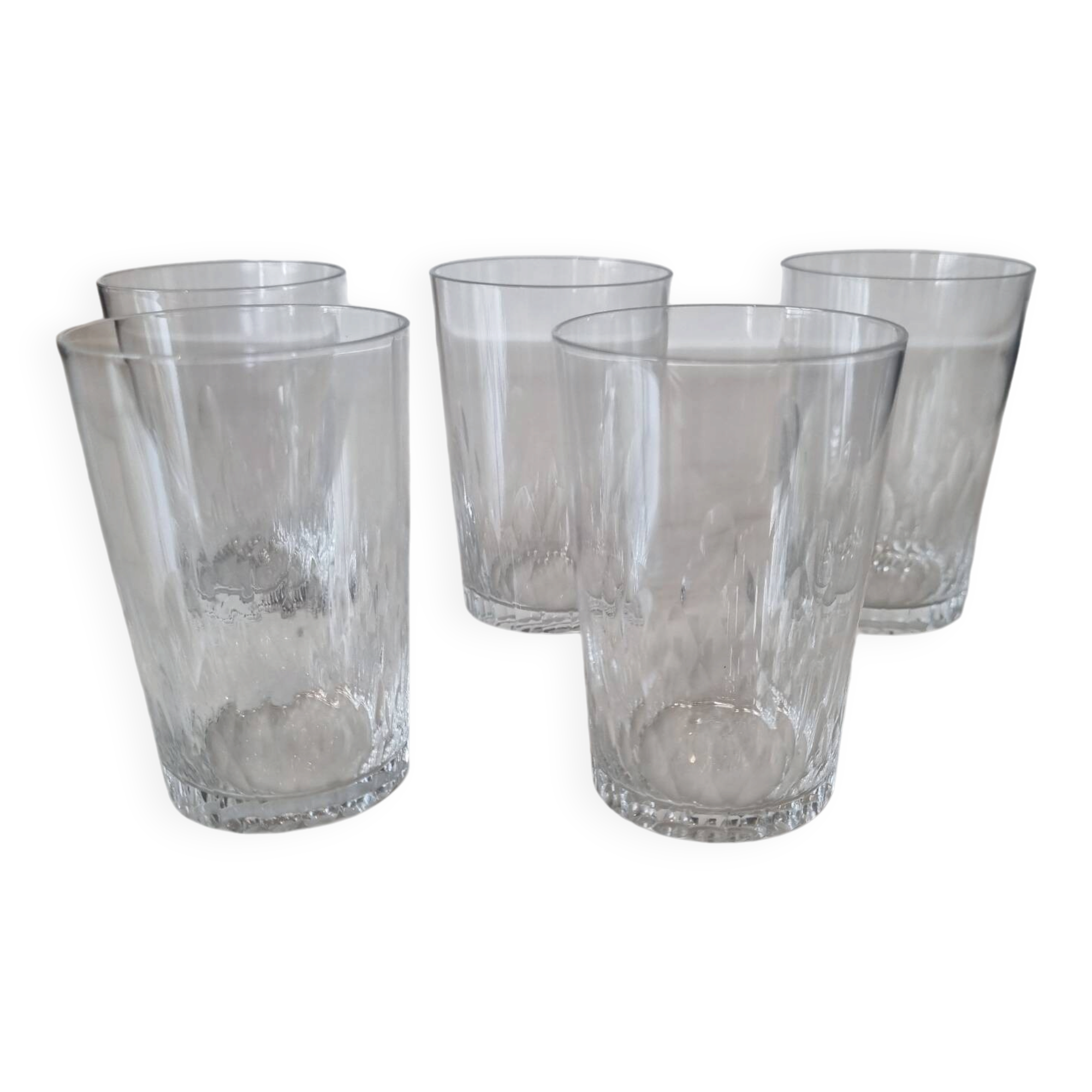 Verres Baccarat modèle Jet d'eau début XXéme