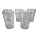 Verres Baccarat model Jet d'eau early 20th century