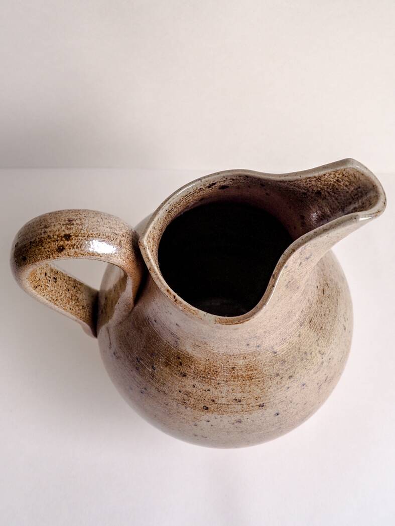 Handcrafted ceramic pitcher