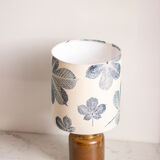 Sandstone mustard pot lamp, Maronnier leaves pattern