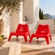 Paire de fauteuils enfant BUNSÖ – IKEA – Thomas Sandell – rouge