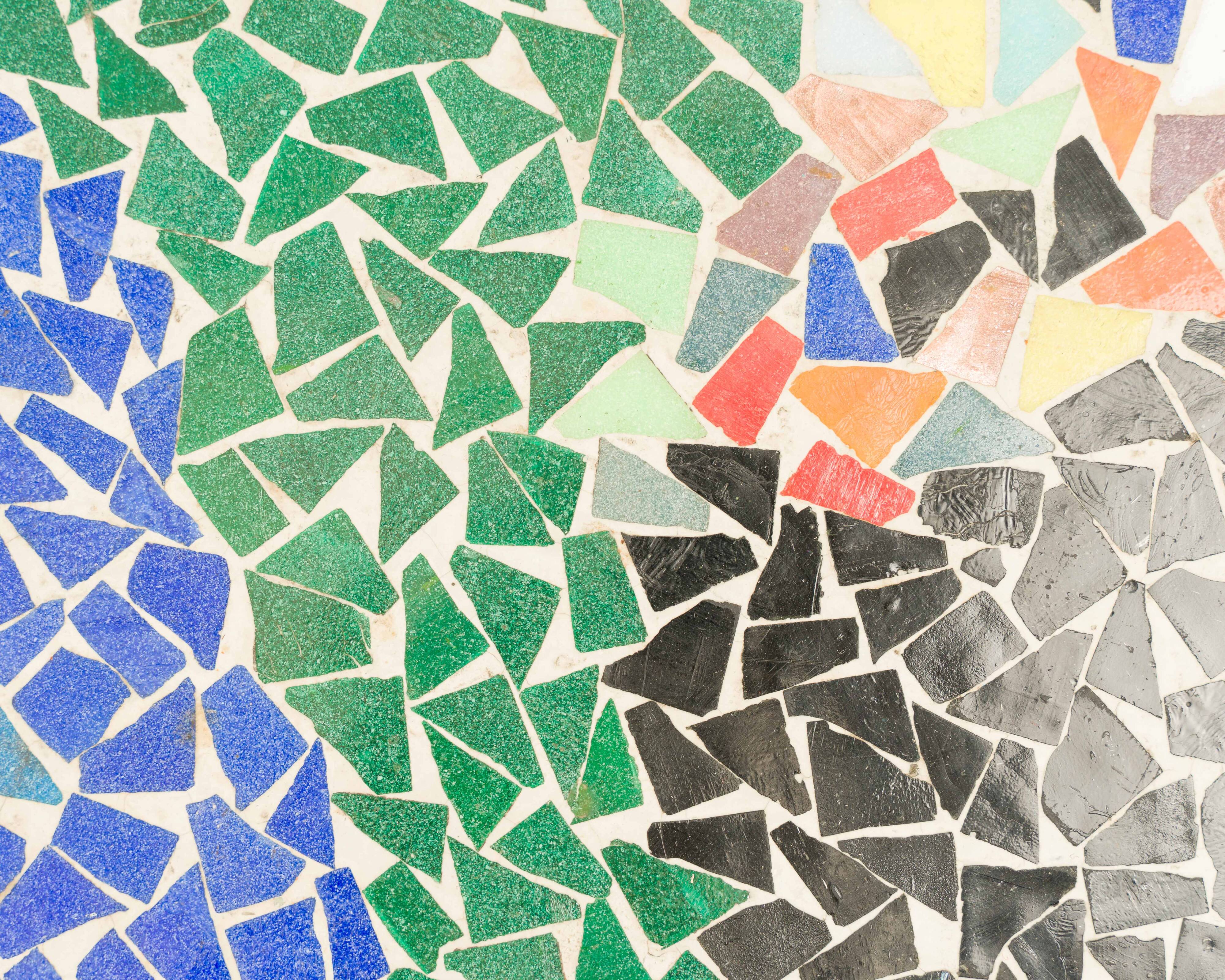 1950s coffee table. Berthold Müller, mosaic workshop, Oerlings