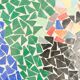 1950s coffee table. Berthold Müller, mosaic workshop, Oerlings