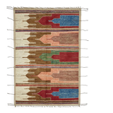 Handwoven Tribal One of a Kind 258 cm x 305 cm Multicolor Wool Carpet