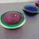 Sommerso Murano Glass Bowls by Flavio Poli, 1960s, Set of 4