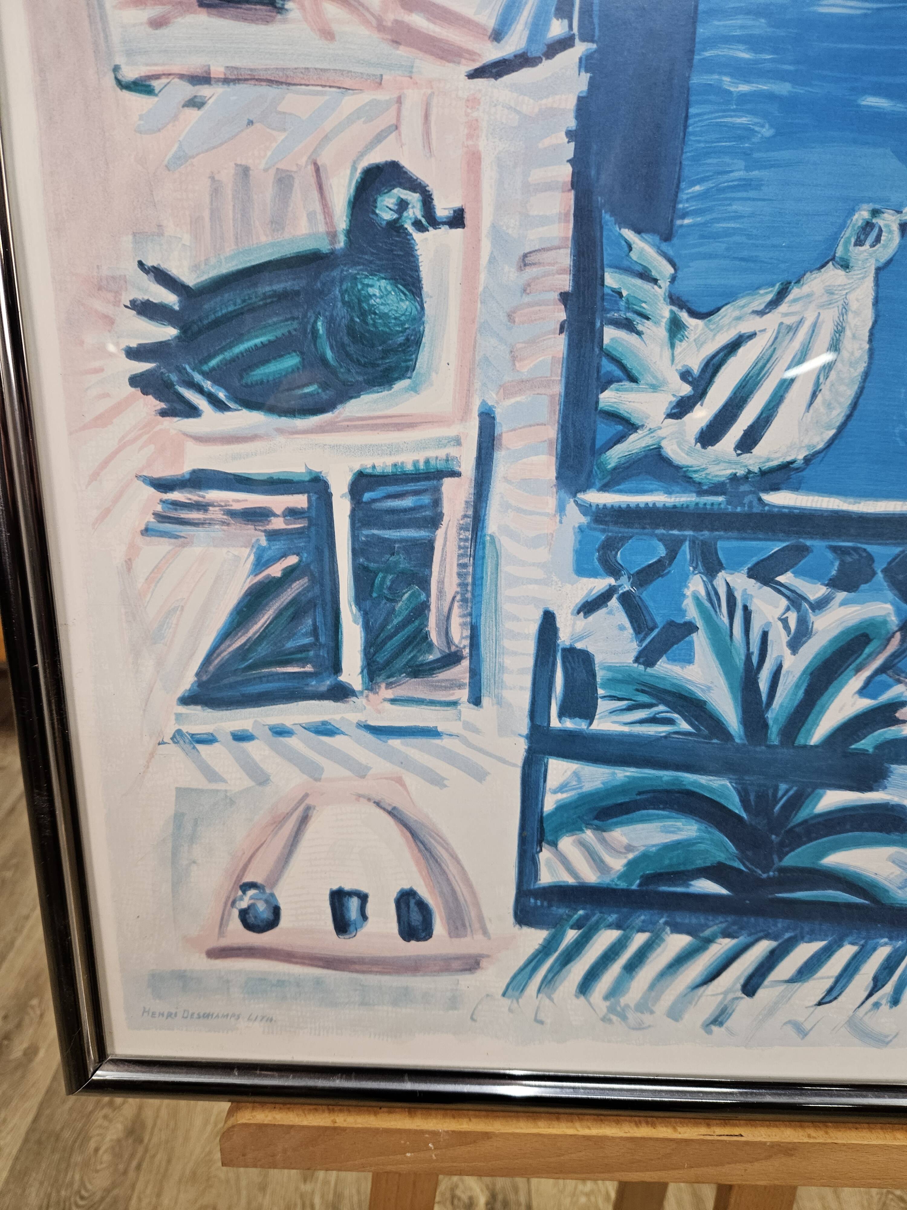 Henri Deschamps Lita. / Colored lithograph / Côte d'Azur