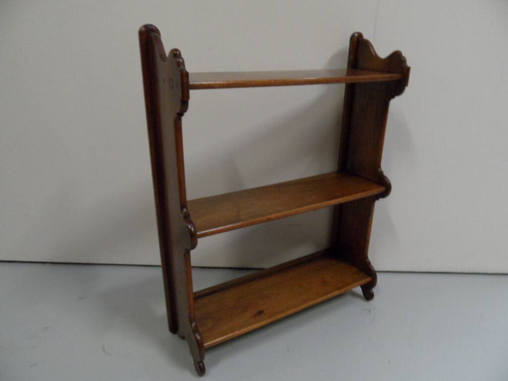 Antique walnut hanging rack