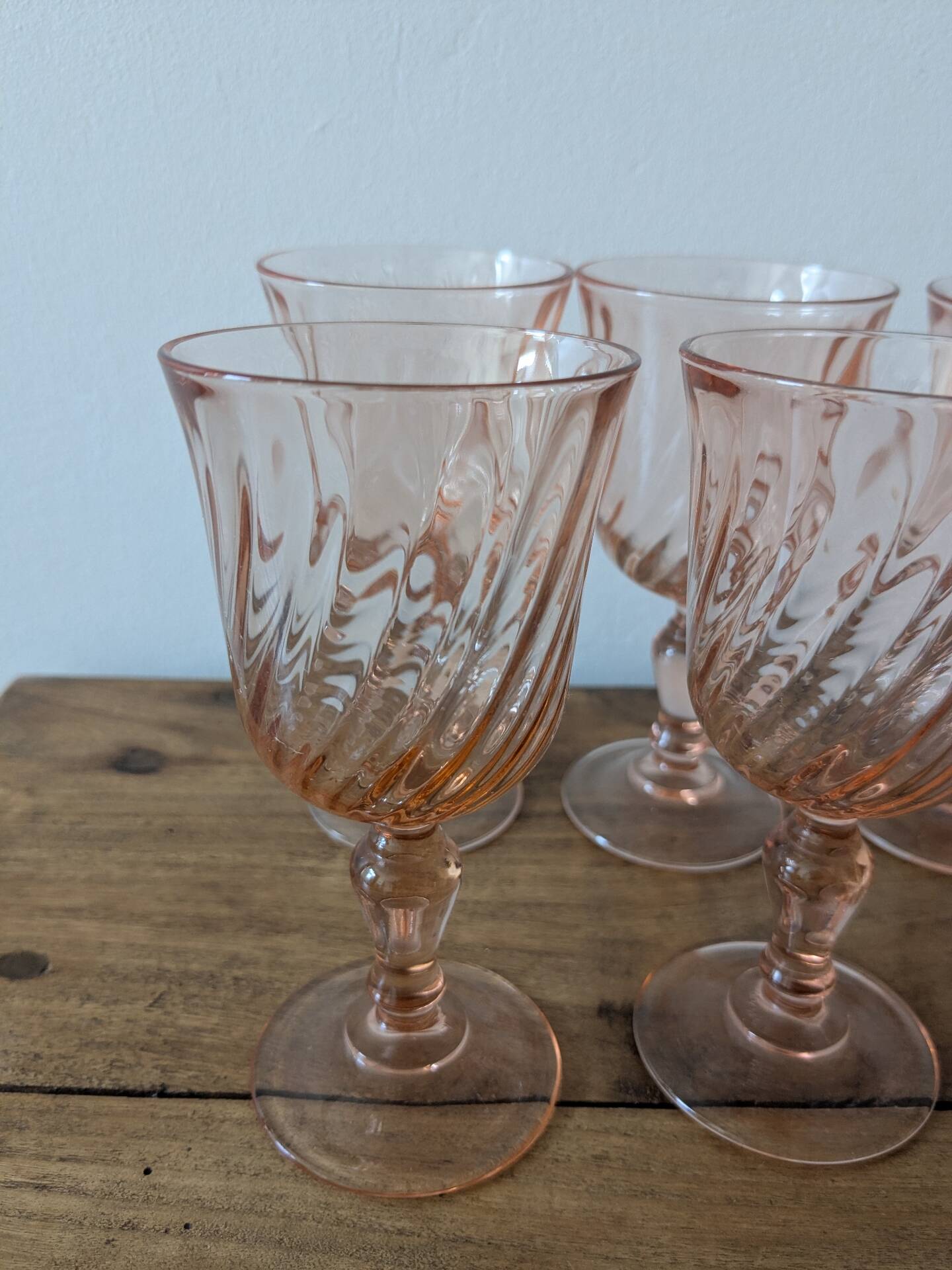 Verres rosalines