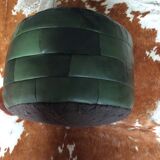 Sede leather patchwork pouf