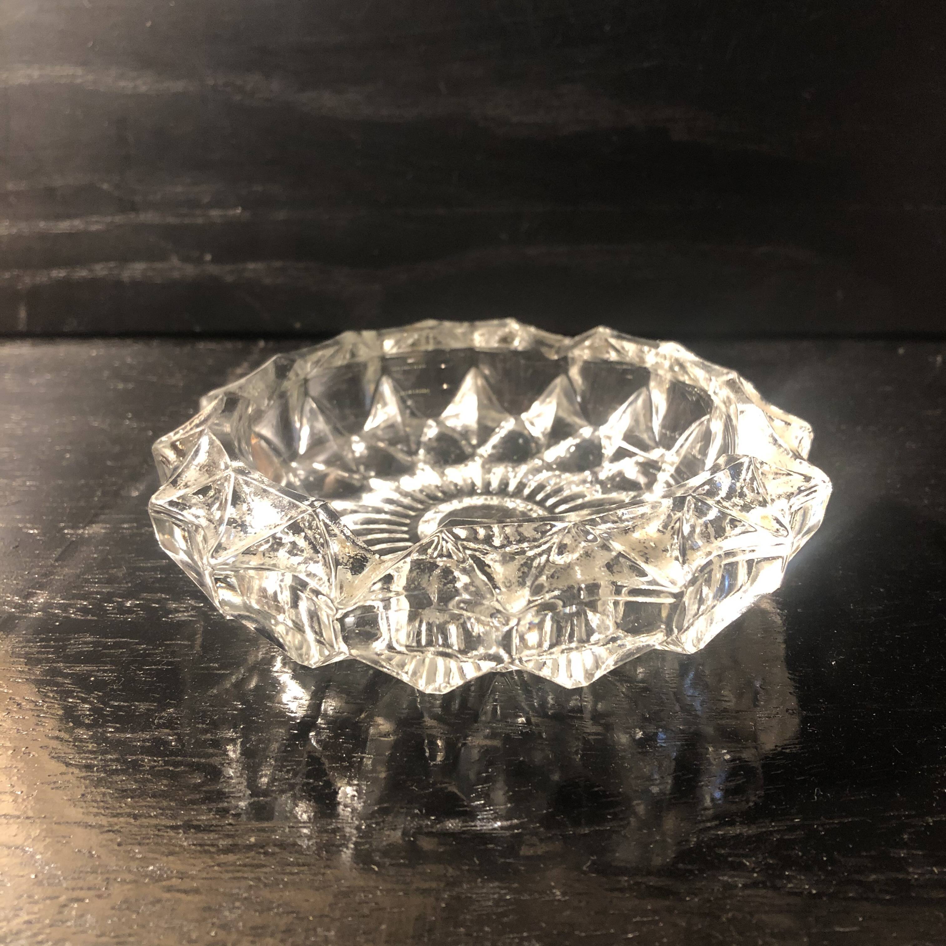 crystal ashtray