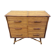 Commode rotin 3 tiroirs vintage