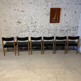 6 Scandinavian chairs by Aksel Bender 1960