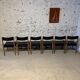 6 Scandinavian chairs by Aksel Bender 1960
