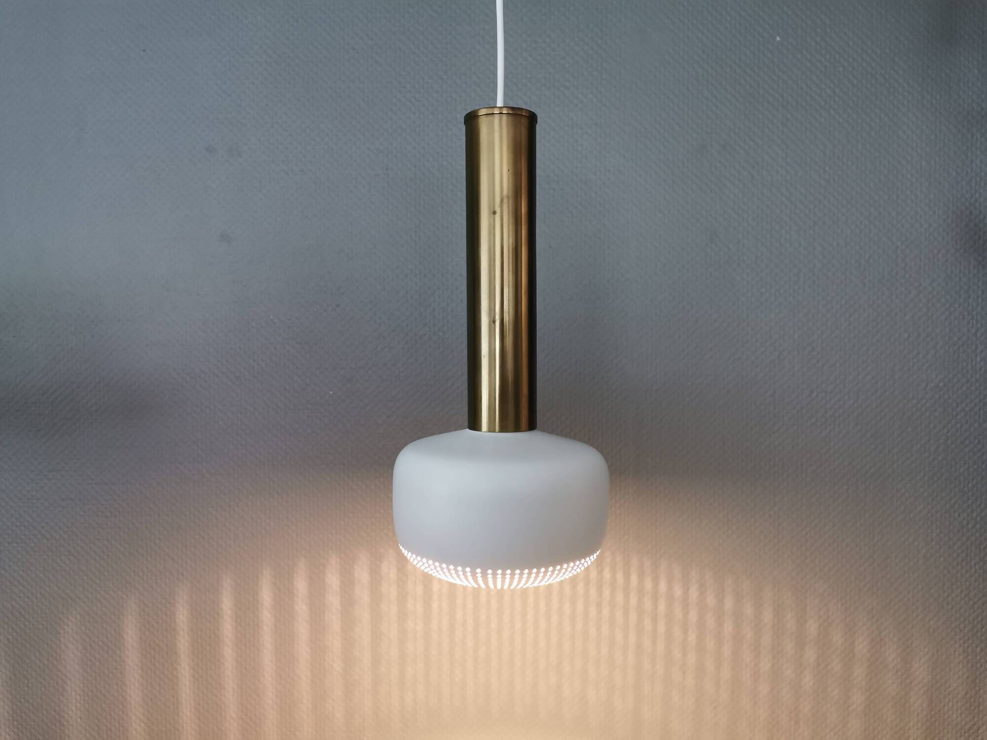 A modernised and restored Vilhelm Lauritzen pendet, for Louis Poulsen 1960s