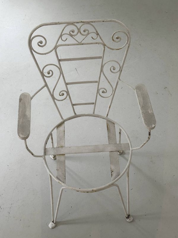 5 chaises de jardin, 1950