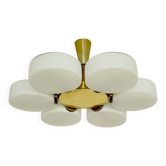 Chandelier Opaline Sputnik par Kaiser Leuchten