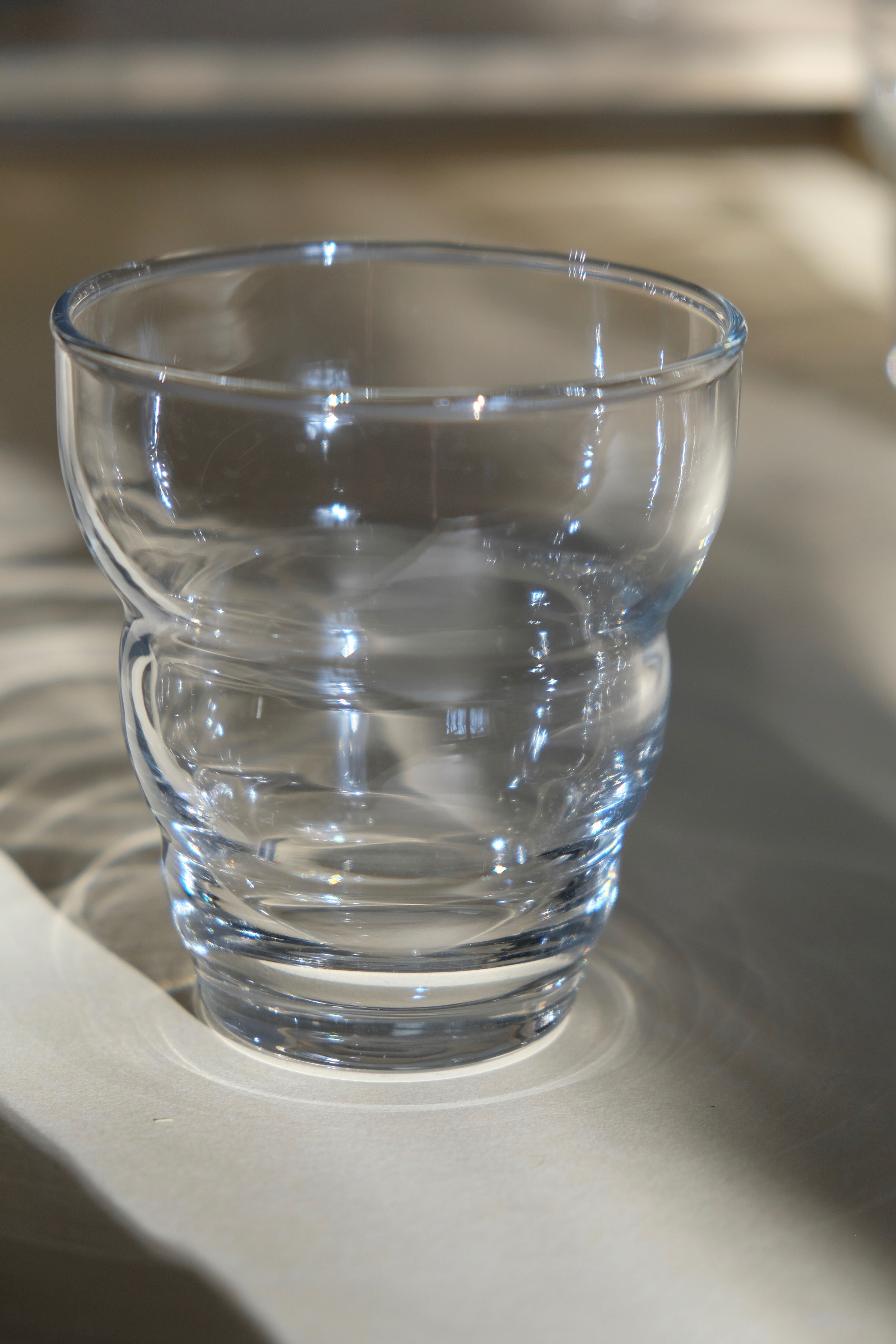 Ensemble de 12 verres à eau gobelets anciens soufflés bouche