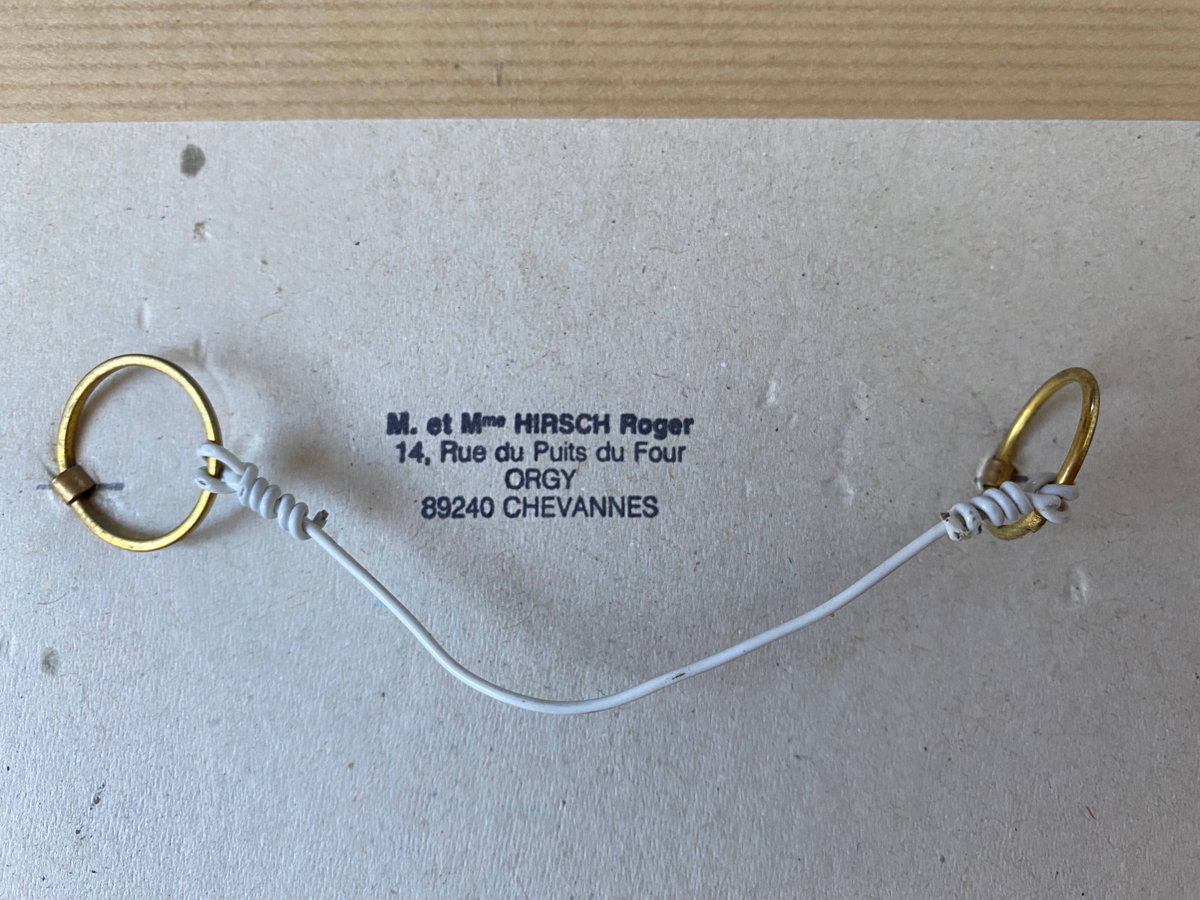 Watercolor painting "Icaunais Landscape" by Roger Hirsch - Burgundy + frame