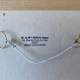 Watercolor painting "Icaunais Landscape" by Roger Hirsch - Burgundy + frame