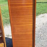 2 furniture has wooden curtains