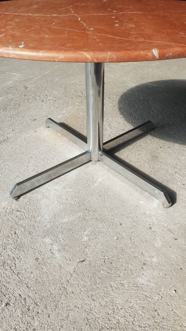 Table de salle à manger ronde roche bobois 1970