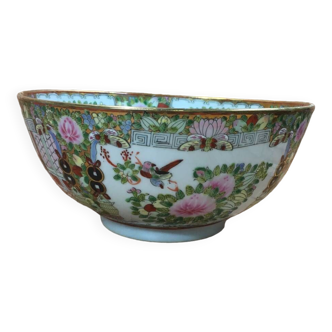 Canton porcelain salad bowl