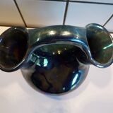 Rambervillers double flower vase in flamed stoneware