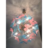 Contemporary Butterfly Sputnik Murano Glass Italian Handmade Chandelier