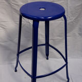 Bar nicolle stool h75 blue ral 5002 brilliant ultramarine blue