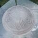 Authentic Vintage Art Deco Molded Glass Ceiling Light - France 1930