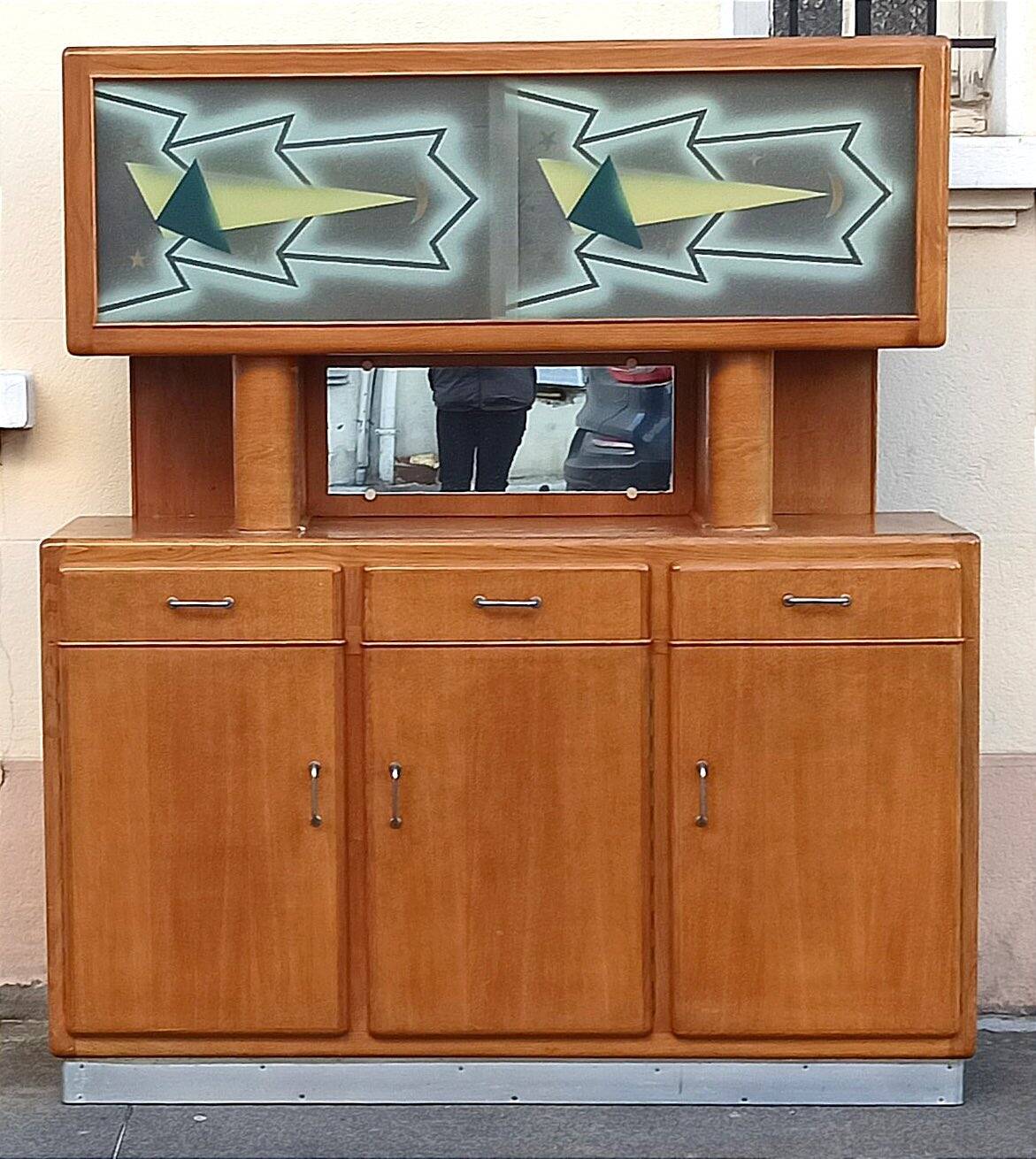 Mado Sideboard 50s Width 158 cm Height 180 cm