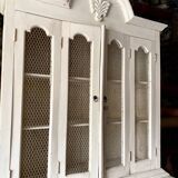 2-part ecru wooden dresser