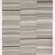 8x10 Kilim Brown & Cream Contemporary Kilim Rug, 233x293Cm