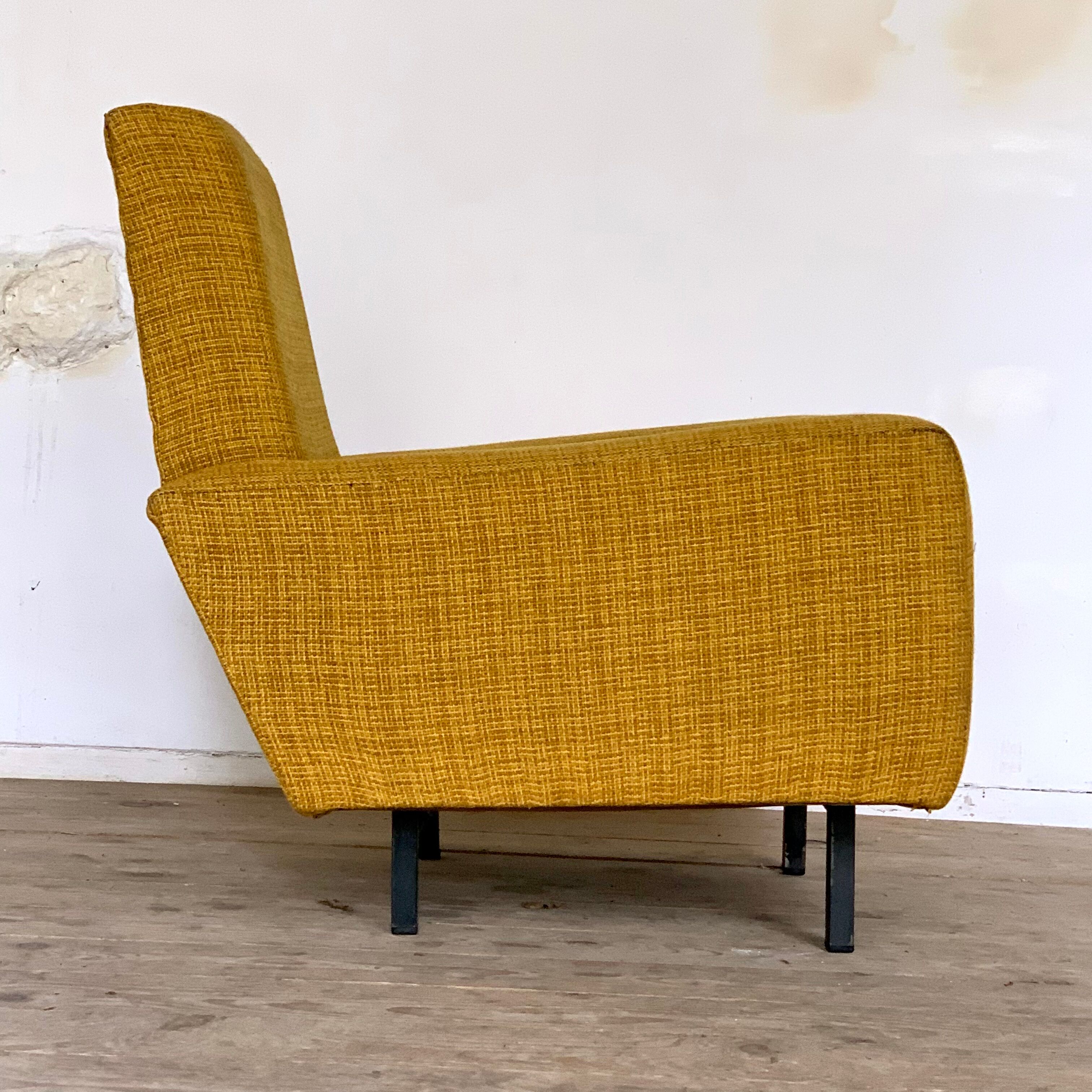 Vintage mustard yellow armchair