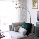 Lily of the valley floor lamp 5 branches Christian Koban Dom
