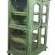 Ancien garde-manger vaisselier en teck birman