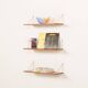 Danish mid-century floating shelves in teak, set of 3, 1960s
