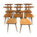 Suite of 8 chairs bistro Stella