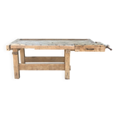 Solid wood workbench