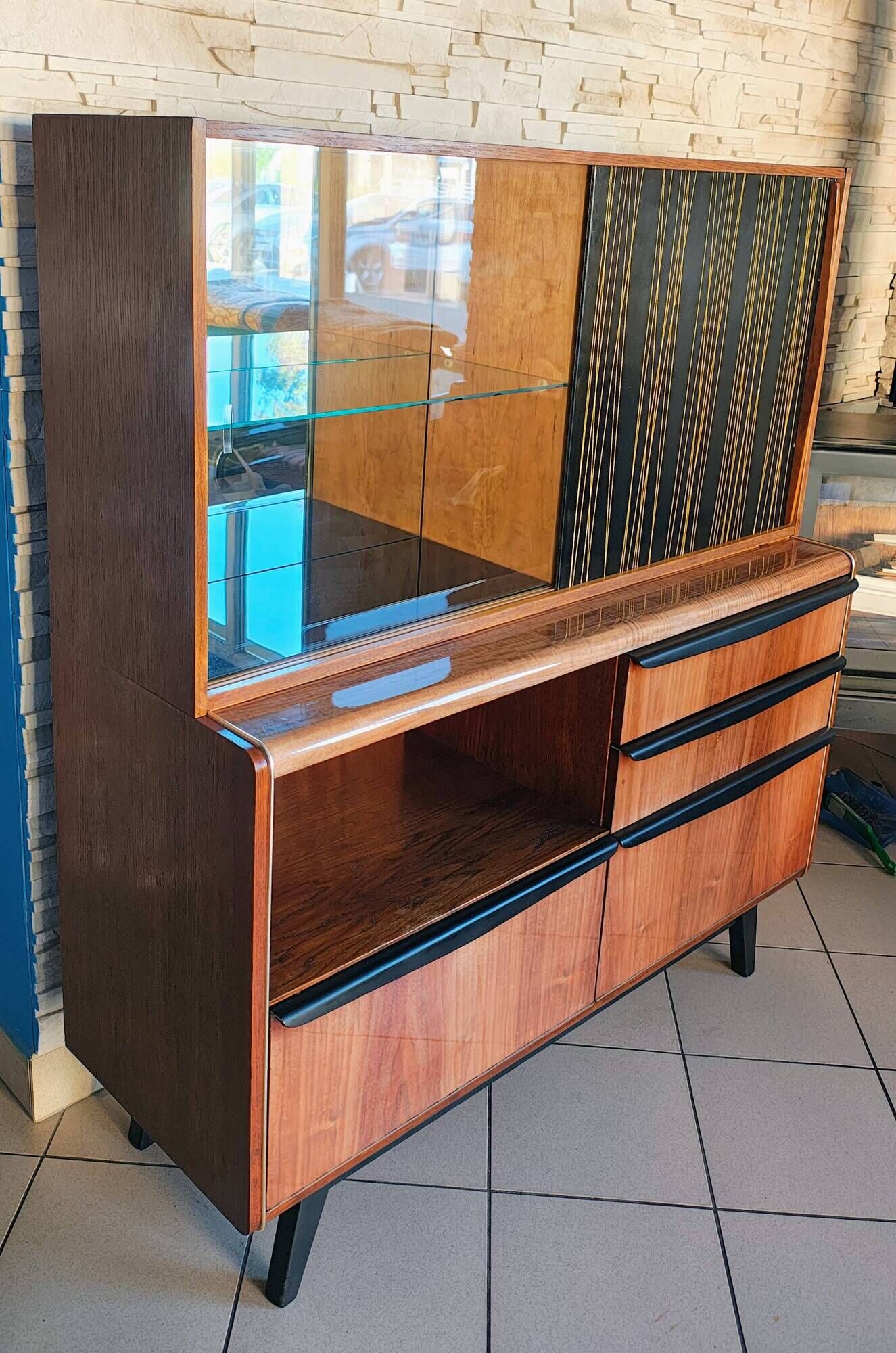 Czechoslovakian Cabinet by B. Landsman for Jitona, 1960s