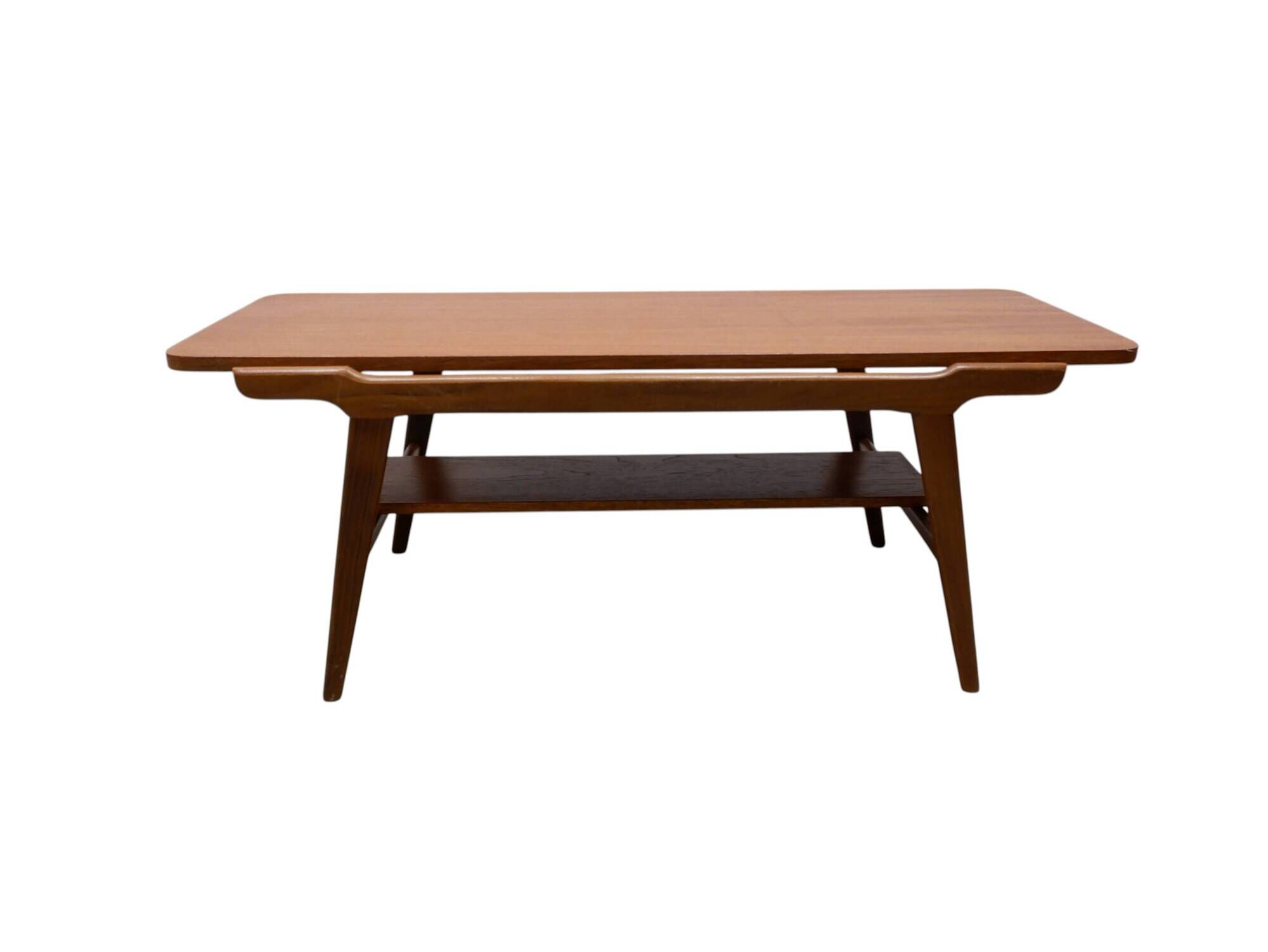 Vintage coffee table with reversible top.