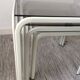 Series of 3 vintage pull-out tables from the 70s