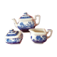 Blue ensemble in Villeroy and old Boch, Rusticana model