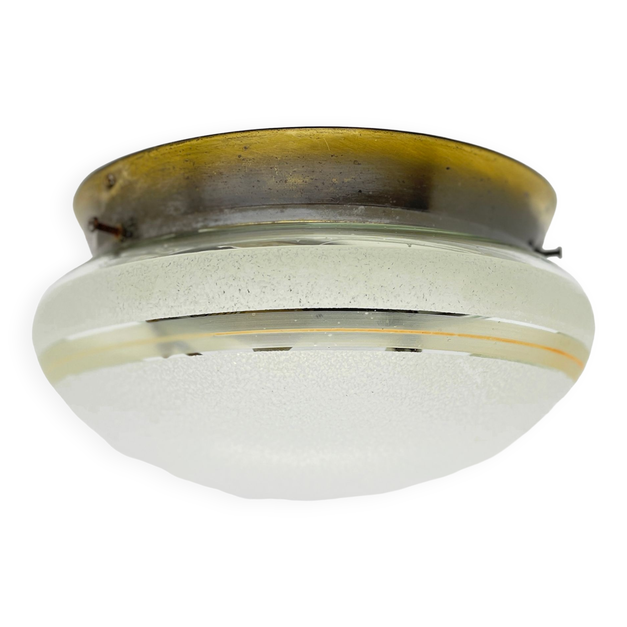 Plafon lamp art deco Meissen, Germany, 1940s