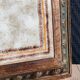 Old Italian Ceramic Trivet and Wooden Frame